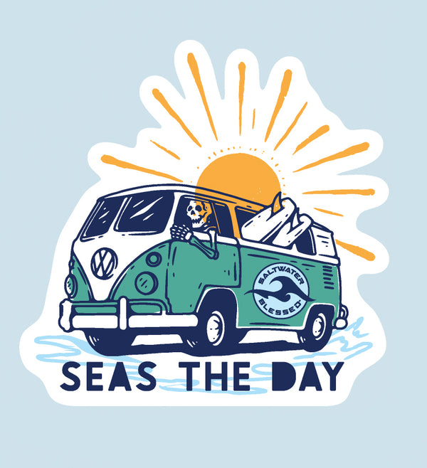 Seas the Day Sticker