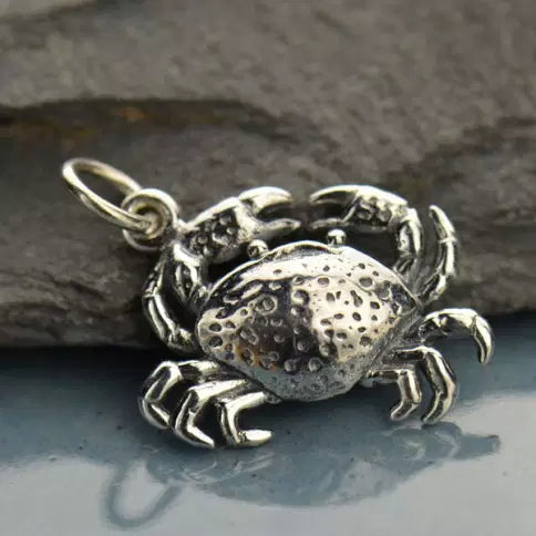 Sterling Silver Crab Charm