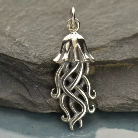 Sterling Silver Jellyfish Charm