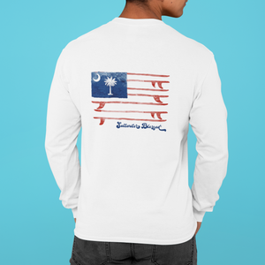 SURFER FLAG ORGANIC LONG SLEEVE TEE