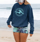 Hoodie Sweatshirt in Pacific Blue